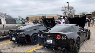 CORVETTE C7 z06 vs C6 z06 REV BATTLE