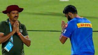 Jasprit Bumrah express his Gratitude towards Ground Staff Member after Ground Dried Up Heavy Rain