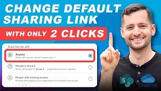 Change Default Sharing Permissions in SharePoint and OneDrive | Microsoft 365 How-to
