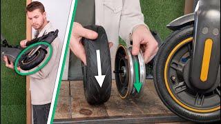 TUTO Ninebot Max G30 - Comment changer le pneu Tubeless sur la Roue AVANT - Segway KickScooter