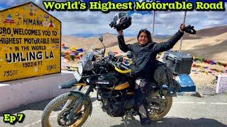 UMLING LA - Top of the World | Hanle to Nyoma | Ladakh Ride Ep 7