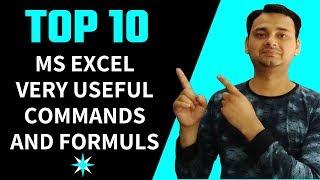 MS Excel Top 10 Very Useful Command in Hindi Collab with TechGuruPlus