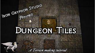 Interesting Dungeon Tiles (easy foam crafting for D&D, wargame terrain)