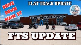 Update Full Throttle Saloon/Tents On Main St. Flat Track Racing #84thrally #FTS #sturgisrally