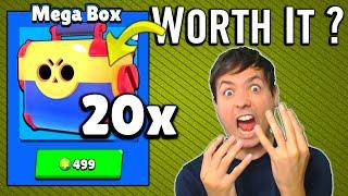 20 MEGA BOXES Opening - Brawl Stars Gameplay