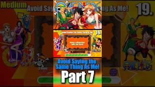 Avoid Saying The Same Thing As Me! #onepiece #anime #foryou #quiz #viralvideo #manganimew0rld #viral