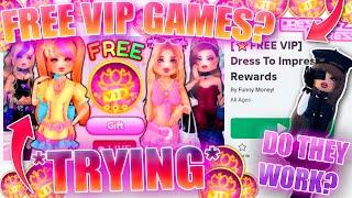 THESE GAMES GIVE YOU *FREE VIP!?* │DRESS TO IMPRESS UPDATE?! DTI FREE VIP GIVEAWAY? *HURRY* ALL CODE