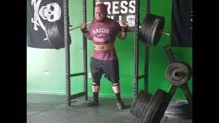 Squat fail - BAR BENDS!!!