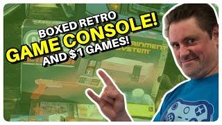 Flea Market Hunt - BOXED RETRO CONSOLE! - Live Video Game Hunting