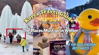 [4K] Best Place to Visit around Seoul In Winter |Life in Korea|Korea travel guide