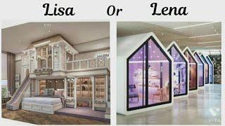 Lisa or lena(aesthetic room, bedroom and furniture decor) pick one game