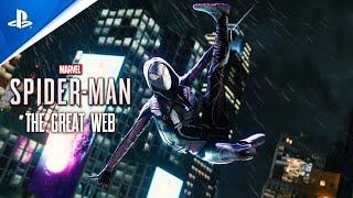 Ghost Spider vs Hammerhead, The Great Web mod in Marvel's Spider-Man PC