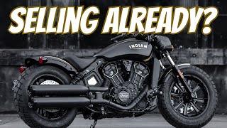 Why People Are Selling Their Indian Scout Bobber