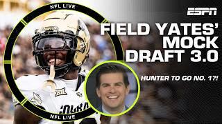 Field Yates’ Mock Draft 3.0  Travis Hunter sits at No. 1 on the list  | NFL Live