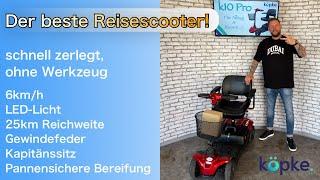 Reisemobil, Miniscooter, Elektromobil, Wir machen den Test!!! 4K Köpke Healthcare K10 Pro