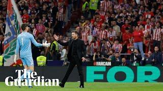 Diego Simeone criticises Atlético Madrid ultras and Courtois for Madrid derby disturbance