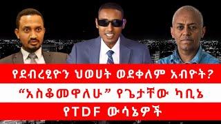 የደብረፂዮን ህወሀት ወደቀለም አብዮት? “አስቆመዋለሁ” የጌታቸው ካቢኔ| የTDF ውሳኔዎች 12/20/24