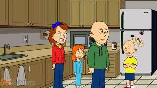 Caillou shaves off Boris's hair and gets grounded