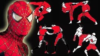 How many fighting styles does Spider-Man know in the Spider-Man Trilogy?