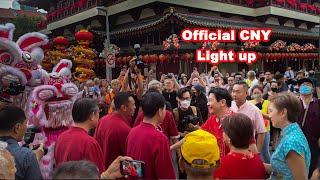 DPM Lawrence Wong at the Official CNY Light Up at Chinatown, Singapore - 3 Jan 2023