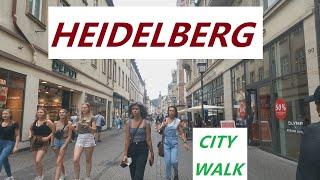 Heidelberg Walking in Univeristy city: Main station / Shopping / sightseeing