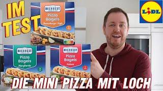 Lidl: McEnnedy Pizza Bagels (Cheeseburger Style, Salami & Margherita) im Test