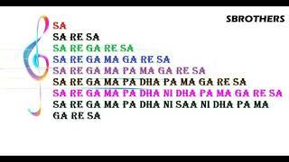 Practice swaras | sa re ga ma pa | classical vocal