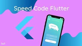 Speed Code Flutter: Login Screen Design Concept to Code