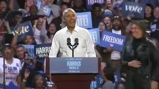 Obama drops Eminem verses with 'Mom's Spaghetti' & more after Detroit rapper introduces him at rally