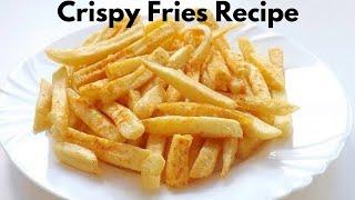 How To Make French Fries At Home | Crispy French Fries Recipe | KFC Style Fries Recipe