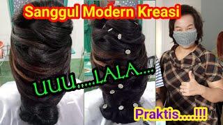 Sanggul Modern Kreasi Praktis.@Agustina Sembiring.