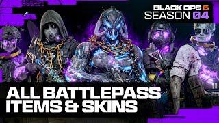 Black Ops 6: ALL Season 4 Battlepass Tier 1-100 Items Walkthrough (Omen Blackcell & Stitch Operator)
