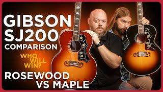 The King of the Flat Tops Has Competition | SJ-200 Maple vs. Rosewood