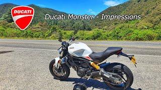 Ducati Monster - First Ride Impressions - The Open Road