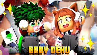 Voice Trolling as BABY DEKU in Roblox VOICE CHAT...