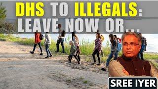 DHS Secretary Kristi Noem has a strong message for Illegals - leave now or... • Sree Iyer