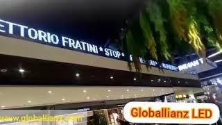 Globallianz LED Ticker Display | P10 LED Scrolling Display Board installed in Shoppers stop Pune