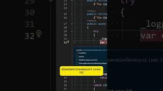 Advanced breakpoints settings in #visualstudio