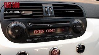 Fiat 500 Code Radio