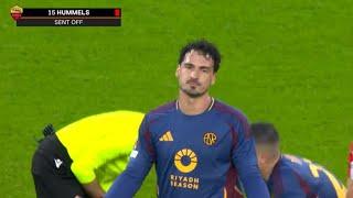 Mats Hummels RED CARD 🟥 | Athletic Club vs Roma 3-1 | Highlights | UEFA Europa League 2024/25