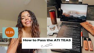 How To Study and Pass Your TEAS + Tips