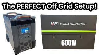 The ALLPOWERS R4000 Portable Power Station and 600W Solar Panel Review | Off Grid Solar Generator