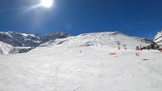 Piste Blue Troglodyte and Accenteur   Bonneval sur Arc Ski