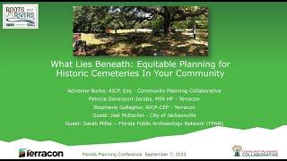FPC23 |  What Lies Beneath: Equitable Planning for Historic Cemeteries In Your Community | 1 Eq. CM