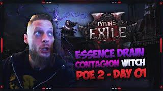 [PATH OF EXILE 2] – ESSENCE DRAIN & CONTAGION WITCH – POE 2 EARLY ACCESS – DAY 01!