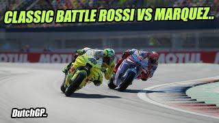 RACE MOTOGP™️24ROSSI vs MARQUEZ AT ASSEN 2024 THE LEGEND IS BACK #dutchGP MotoGP™️24 REPLAY TV