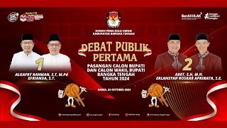 LIVE: DEBAT PUBLIK PERTAMA Calon Bupati dan Wakil Bupati Pilkada Bangka Tengah