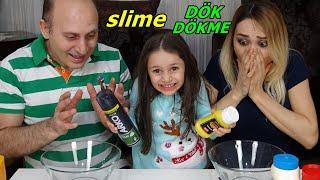 DÖK DÖKME SLİME CHALLENGE ! EĞLENCELİ ÇOCUK VİDEOSU