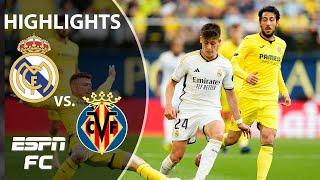 IMPROBABLE COMEBACK  Real Madrid vs. Villarreal | LALIGA Highlights | ESPN FC