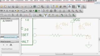 Cadence Design Entry HDL Tutorial  - Connecting Components